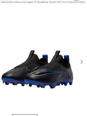 Nike Zoom Mercurial Vapor 15 Youth Cleats - Size 5